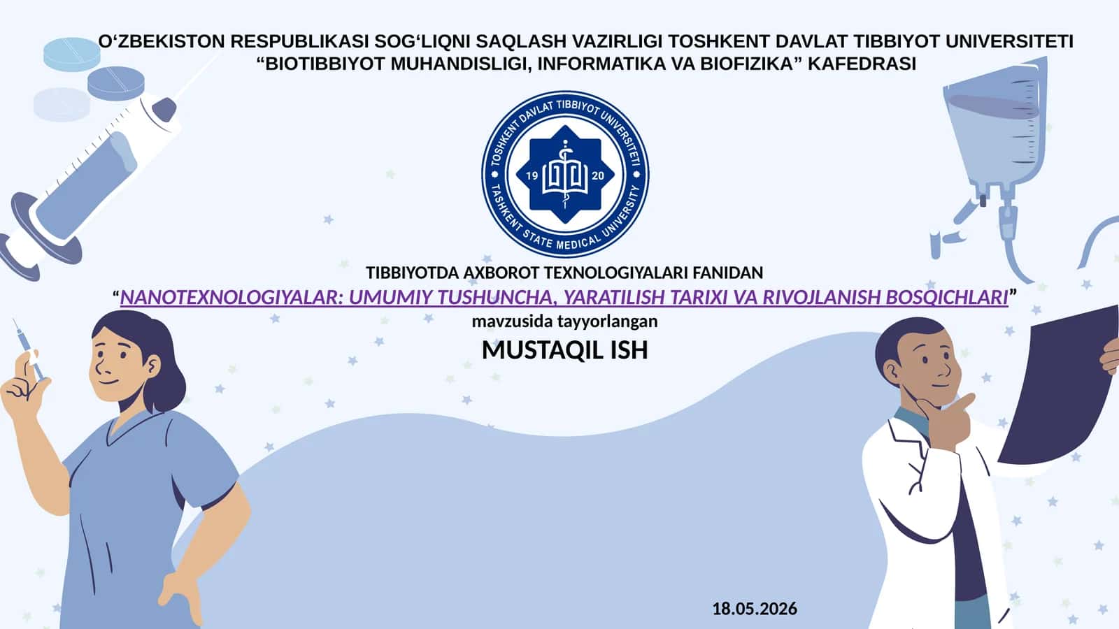 NANOTEXNOLOGIYALAR: UMUMIY TUSHUNCHA, YARATILISH TARIXI VA RIVOJLANISH BOSQICHLARI 1
