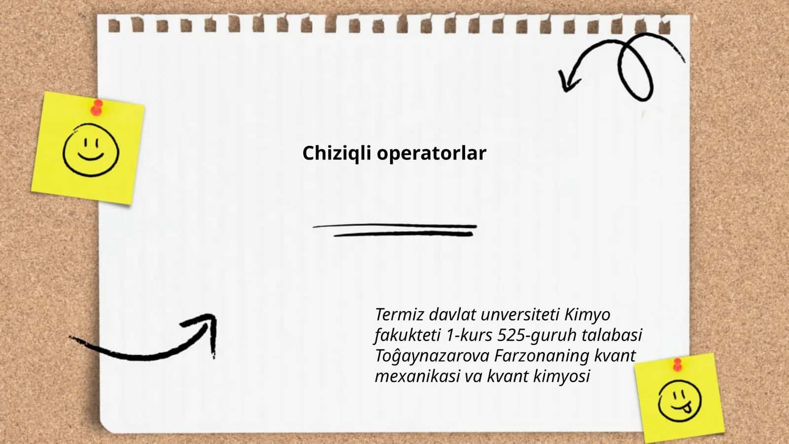Chiziqli operatorlar 1