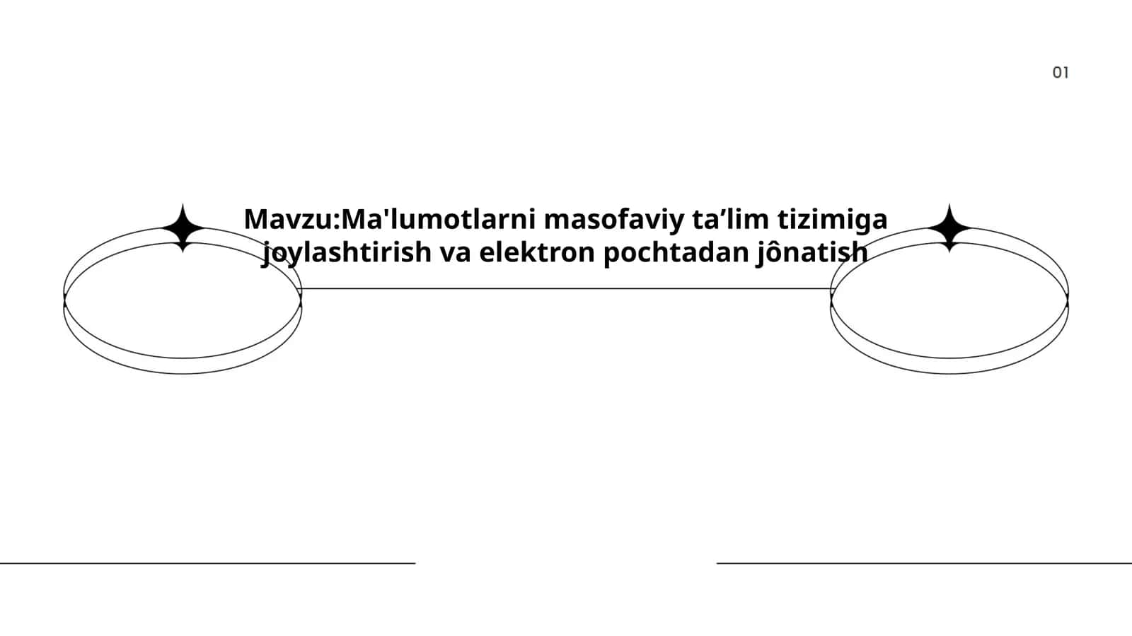 Ma'lumotlarni masofaviy taʼlim tizimiga joylashtirish va elektron pochtadan jônatish 1