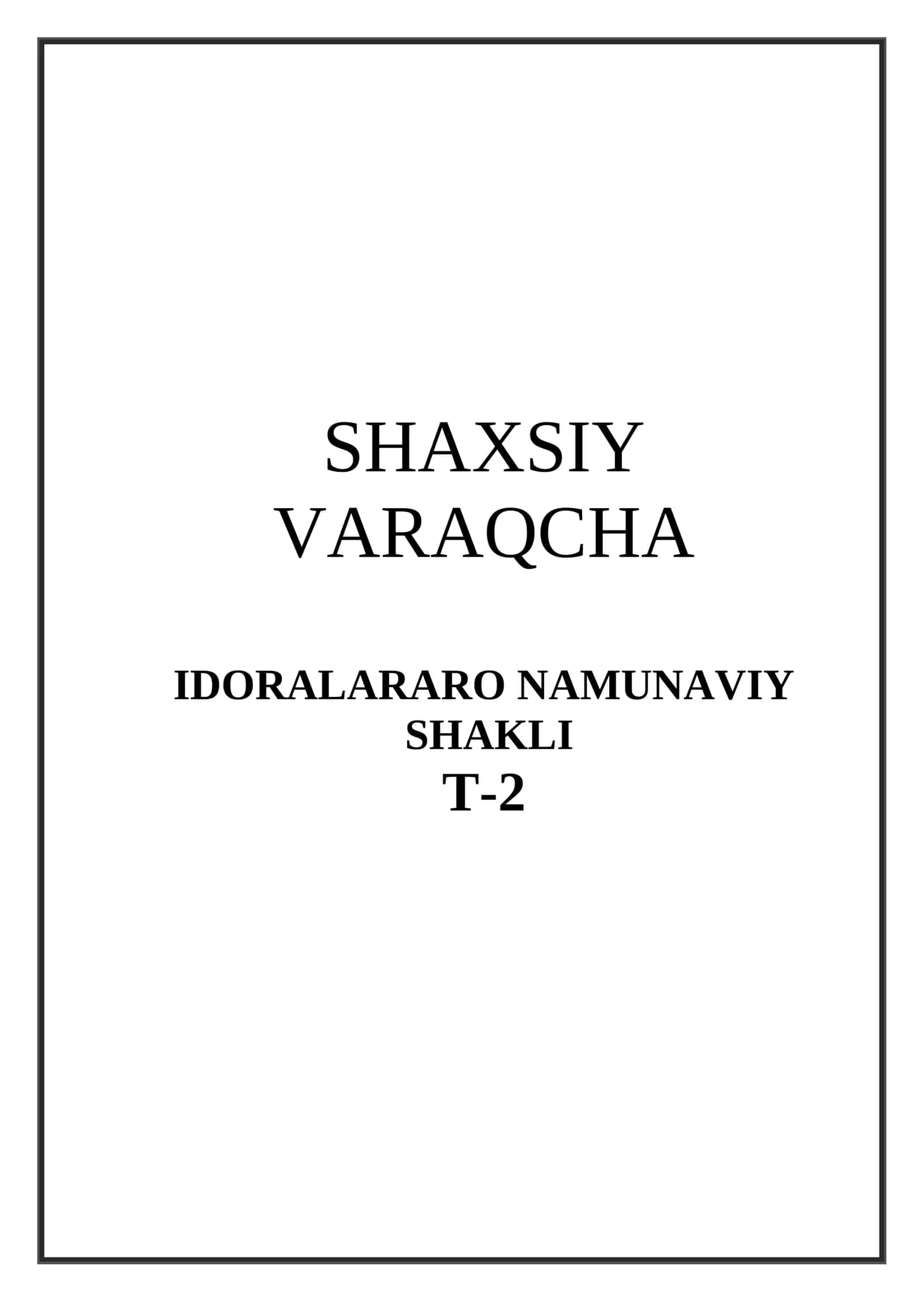 IDORALARARO NAMUNAVIY T-2 1