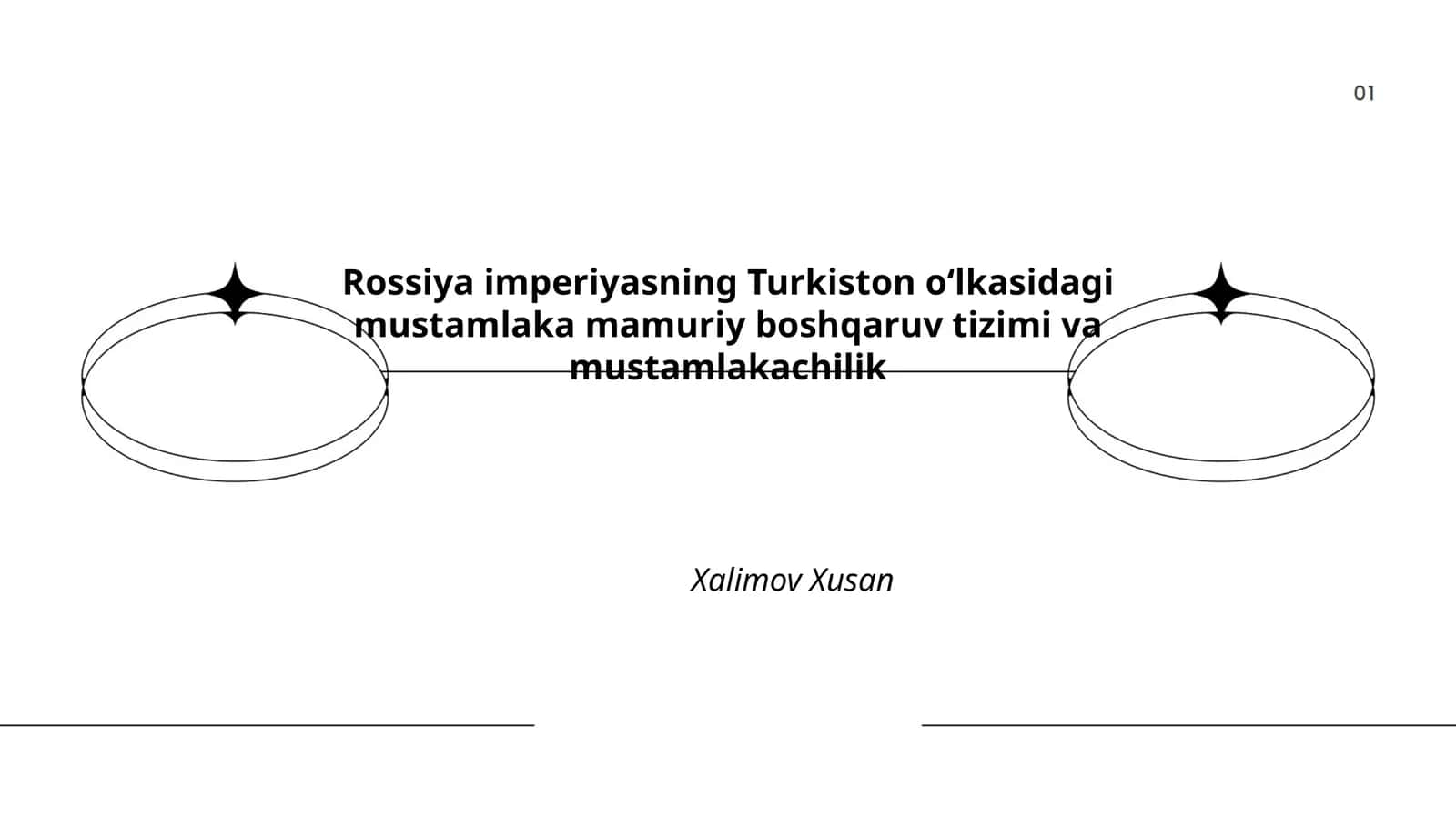 Rossiya imperiyasning Turkiston oʻlkasidagi mustamlaka mamuriy boshqaruv tizimi va mustamlakachilik 1