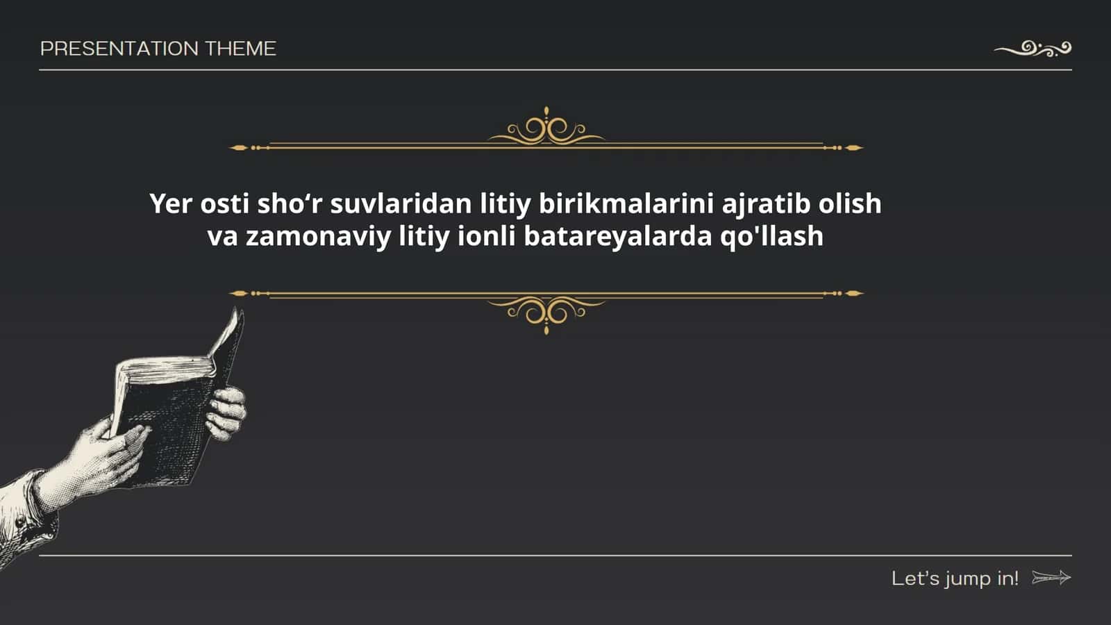 Membranali elektrodializ yordamida litiyni ajratish texnologiyalari 1