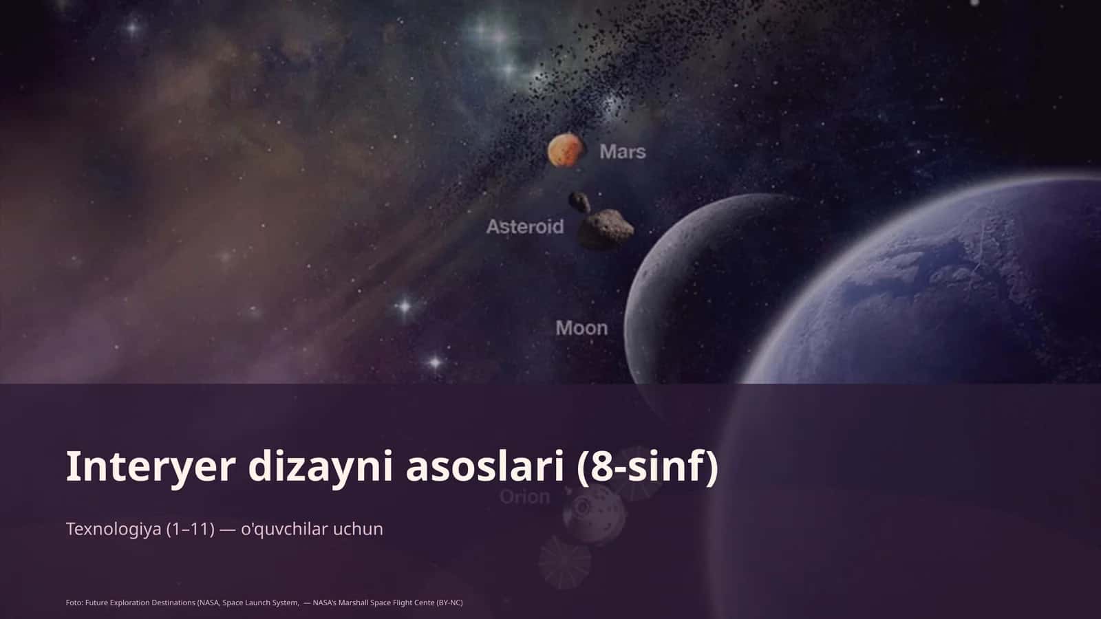Interyer dizayni asoslari (8-sinf) 1