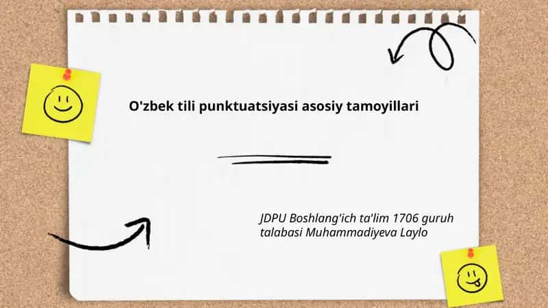 O'zbek tili punktuatsiyasi asosiy tamoyillari 1