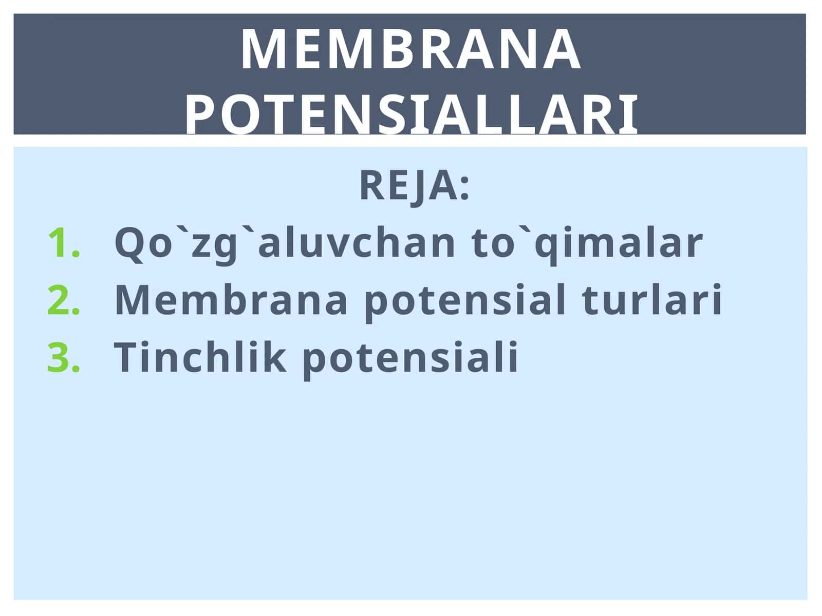 Membranapotensiallari 1