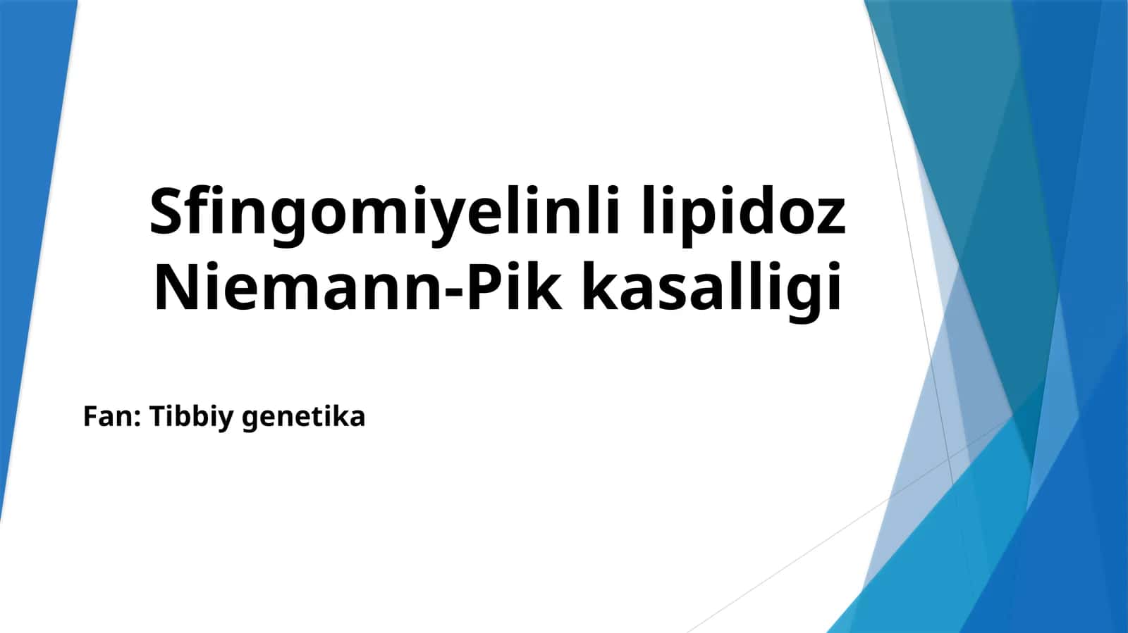 Nieman Pik kasalligi 1