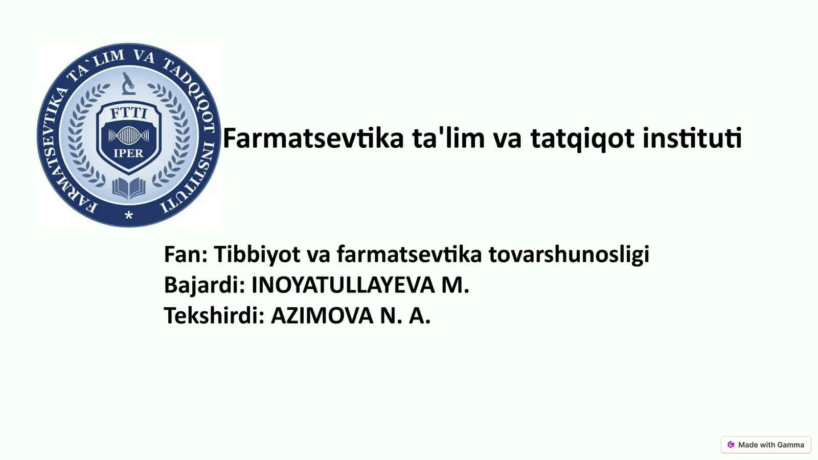 Assortiment tushunchasi va uning tasniflanishi 1