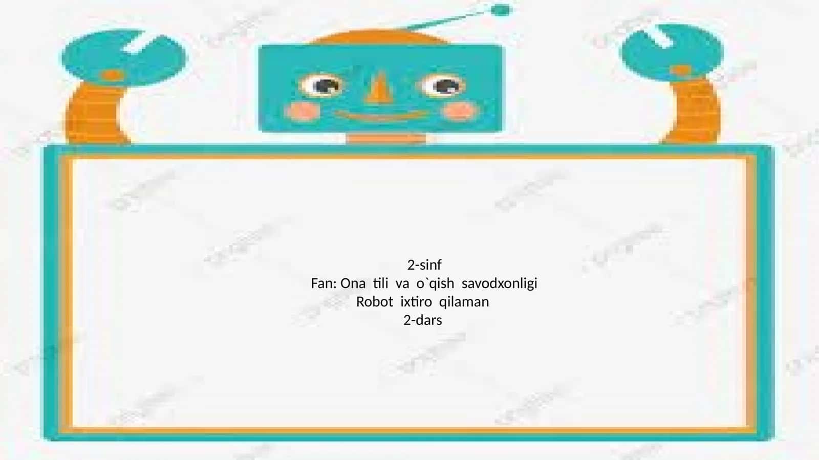 Robot ixtiro qilaman 1