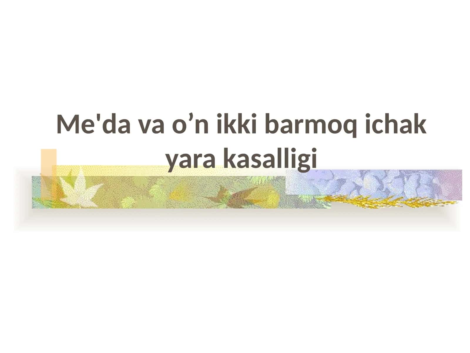 Me'davao’nikkibarmoqichakyarakasalligi 1
