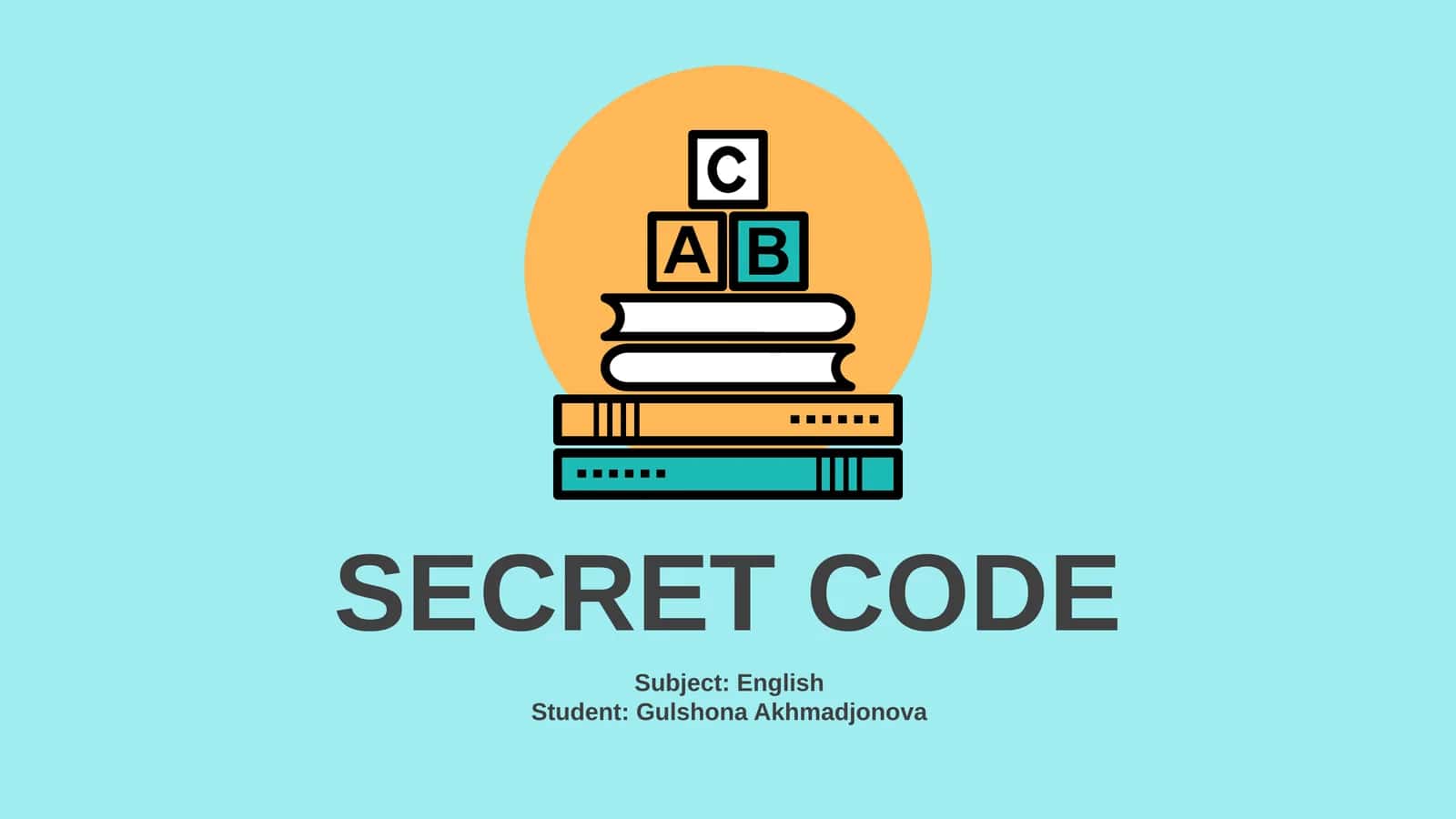 PPT Secret codes in english 1