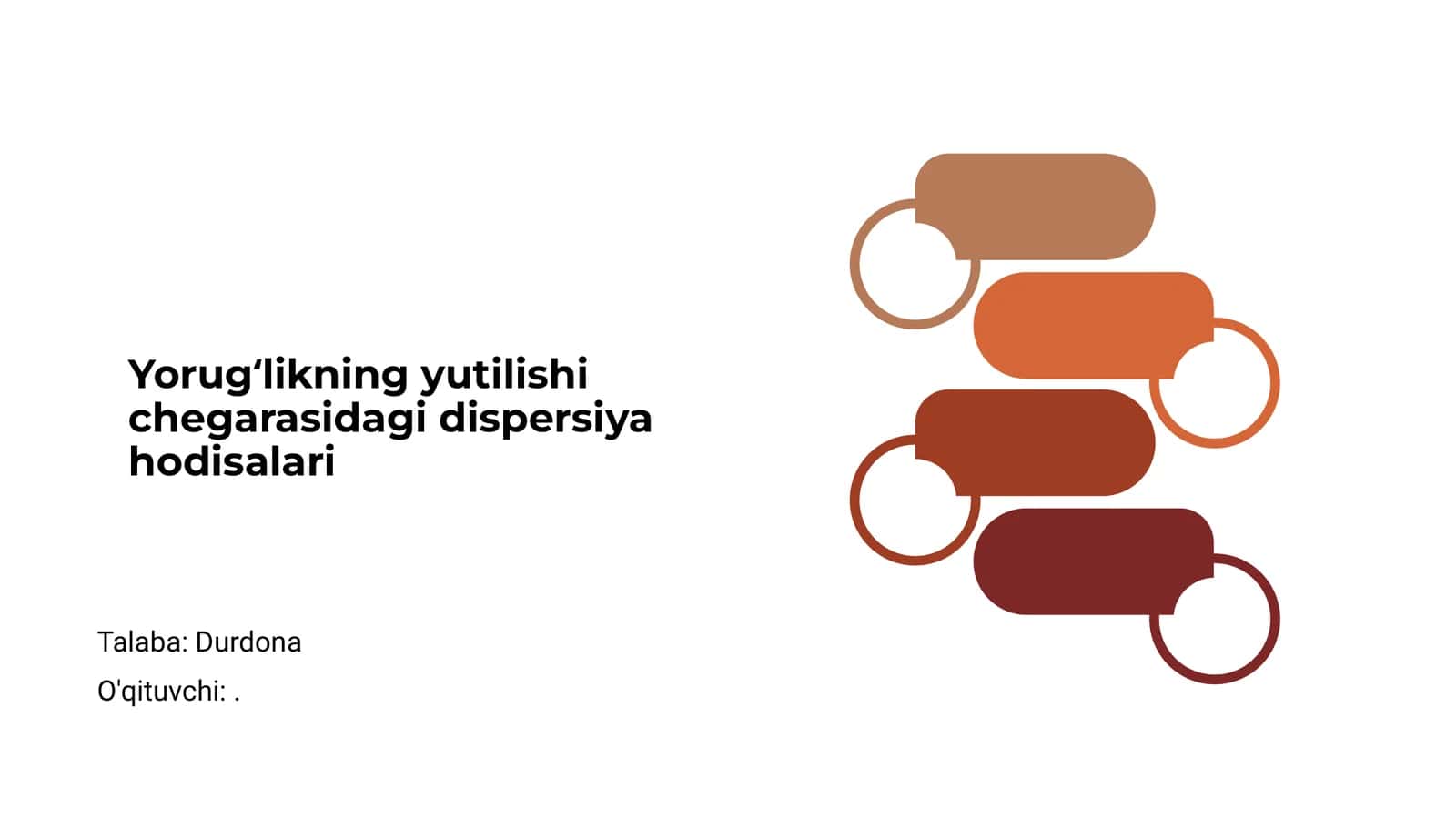 Yorugʻlikning yutilishi chegarasidagi dispersiya hodisalari 1