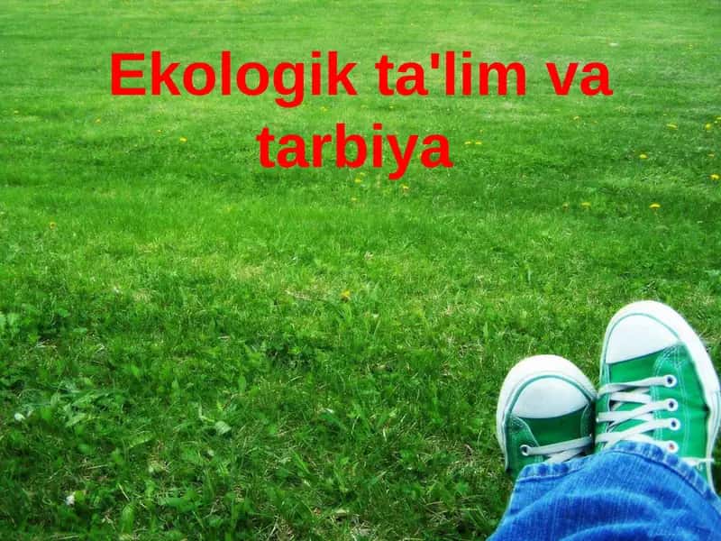 Ekologik ta'lim va tarbiya 1