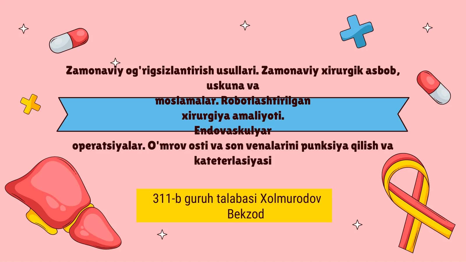 Zamonaviy og'rig'sizlantirish usullari 1