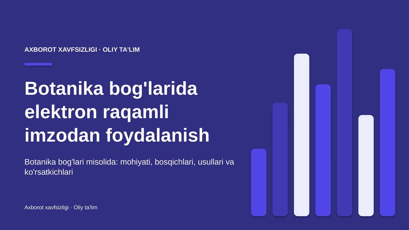 Botanika bog'larida elektron raqamli imzodan foydalanish 1