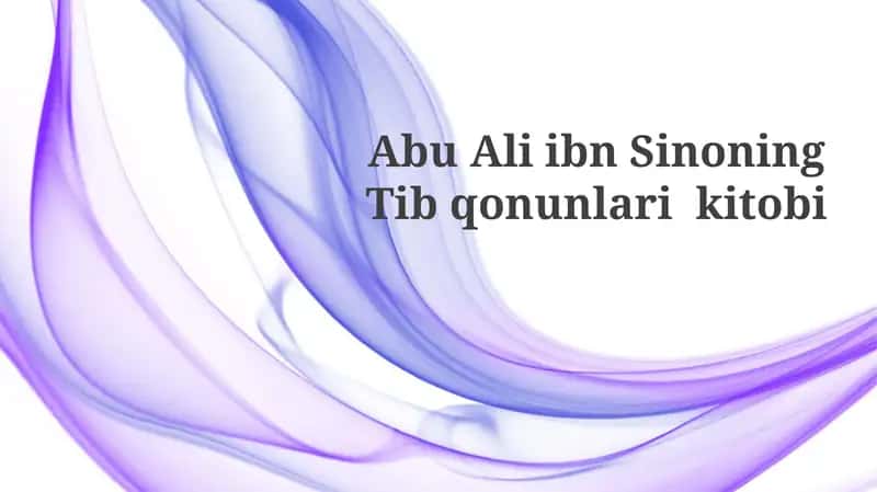 Abu Ali ibnSinoning Tibqonunlarikitobi 1