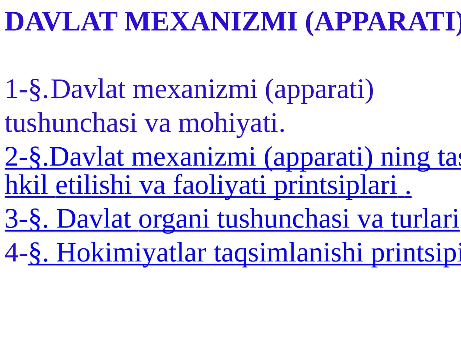 DAVLAT MEXANIZMI (APPARATI) 1