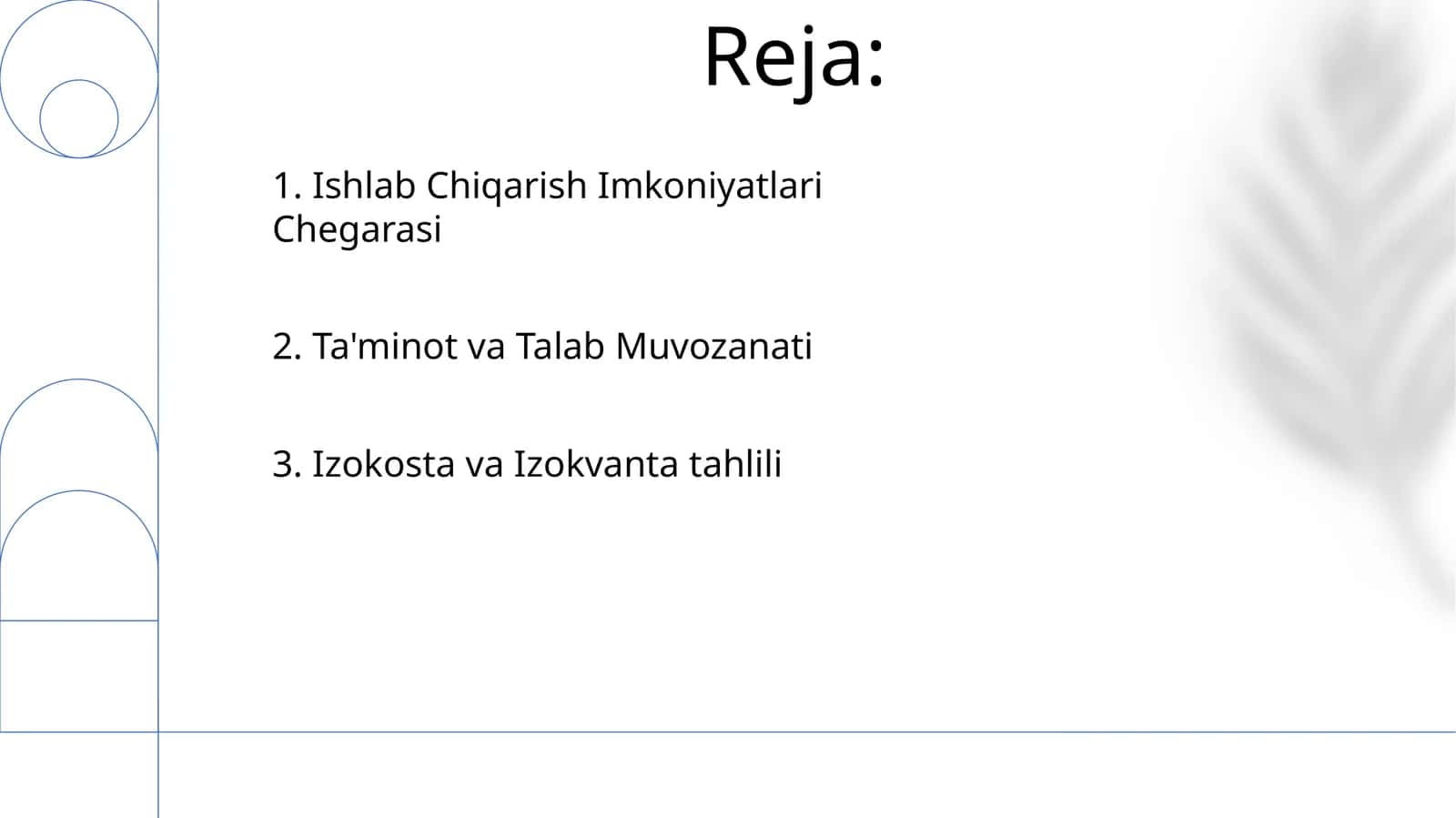 Ishlab Chiqarish Imkoniyatlari Chegarasi, Ta'minot va Talab Muvozanati, Izokosta va Izokvanta tahlili 1