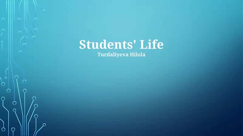 Students' Life 1