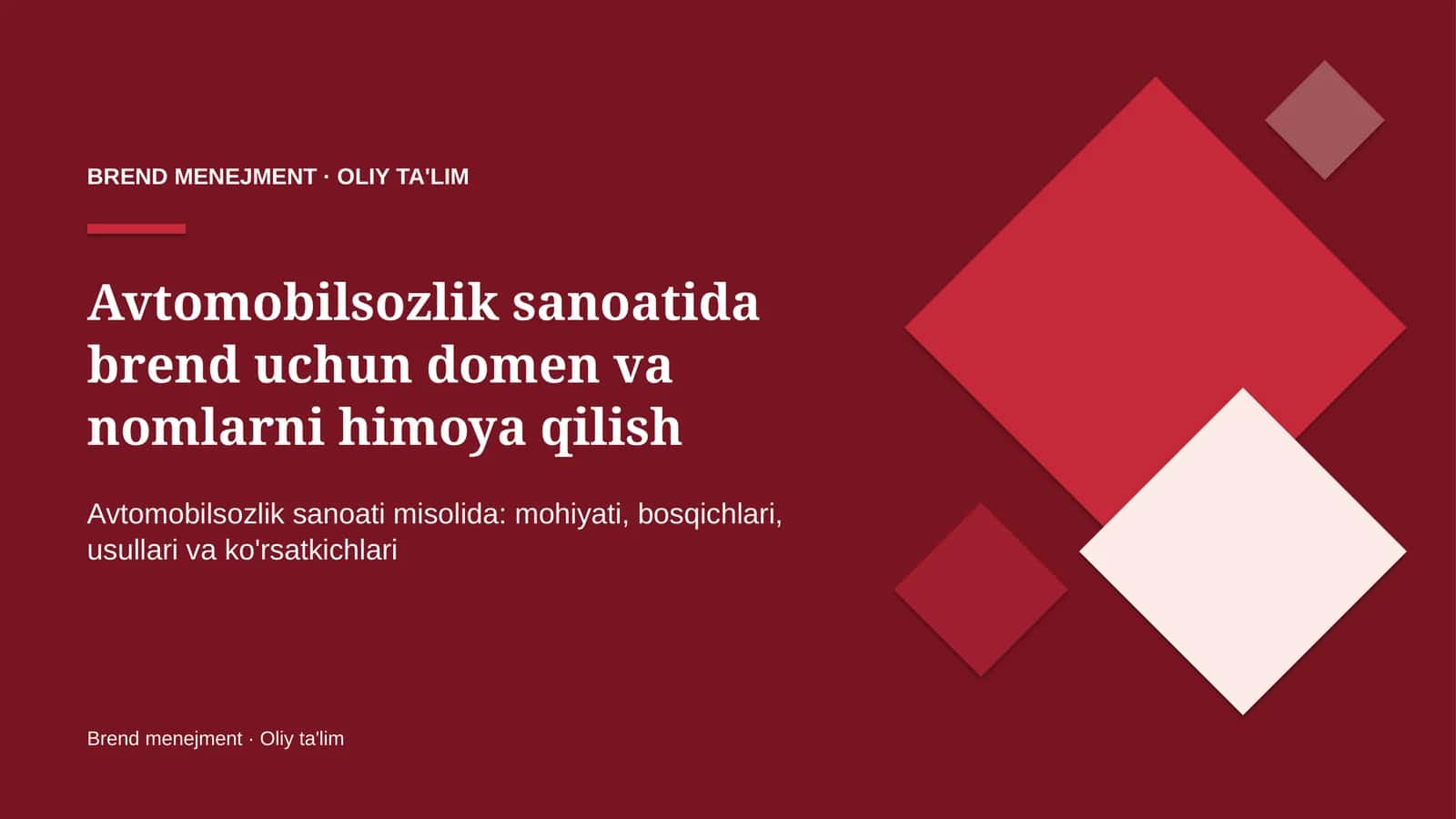 avtomobilsozlik sanoatida brend uchun domen va nomlarni himoya qilish 2915 1