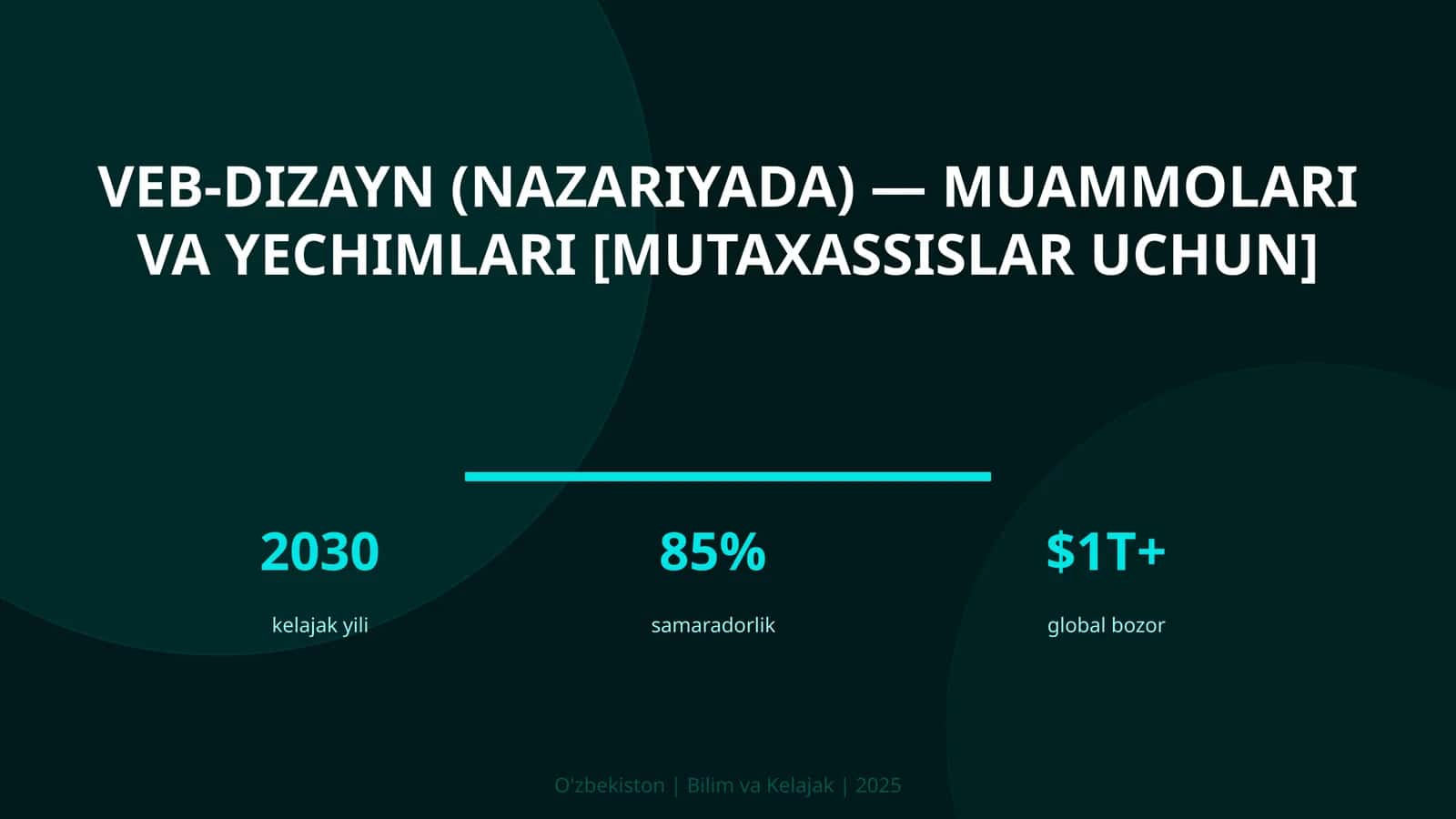 VEB-DIZAYN (NAZARIYADA) — MUAMMOLARI VA YECHIMLARI [MUTAXASSISLAR UCHUN] 1
