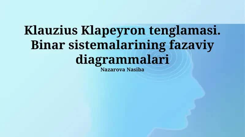 Eritmalarning fazaviy diagrammalari 1