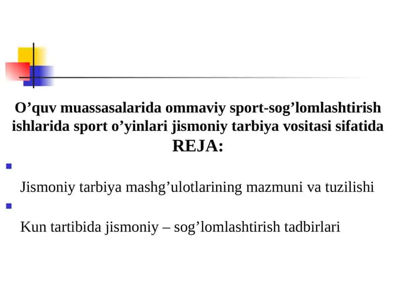 Jismoniy Tarbiya Mashqlari 1