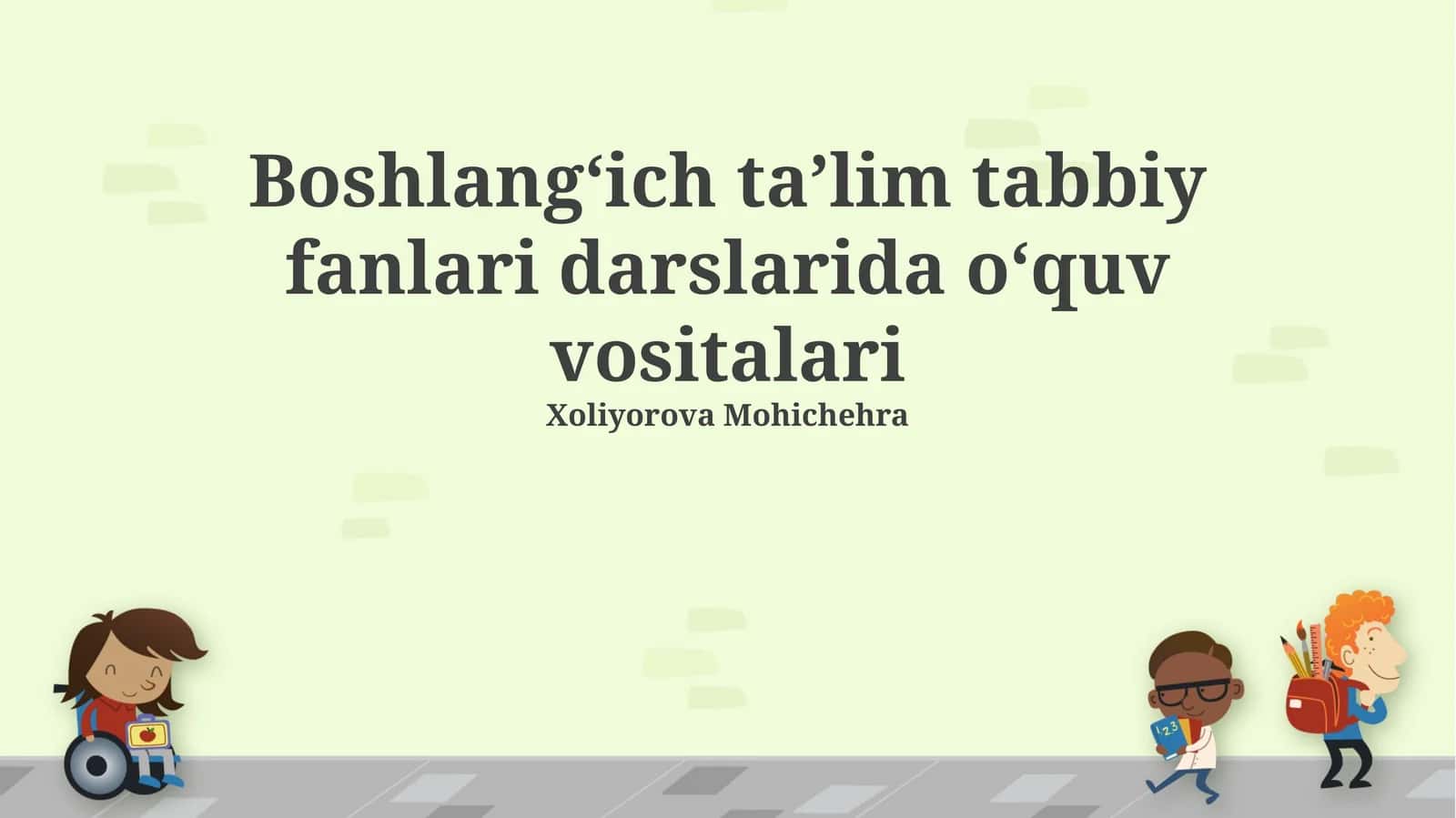 Modellashtirish va simulyatsiya usullari 1