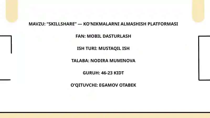"SkillShare"