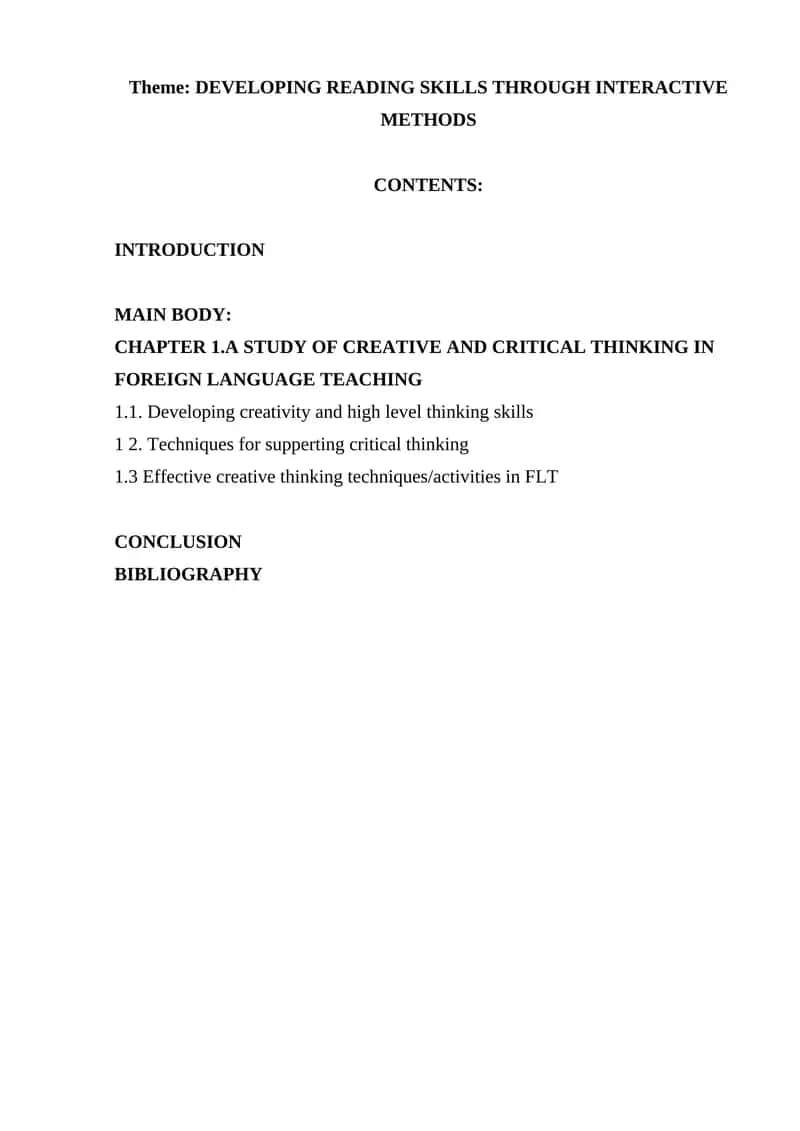DEVELOPING READING SKILLS THROUGH INTERACTIVE METHODS 1