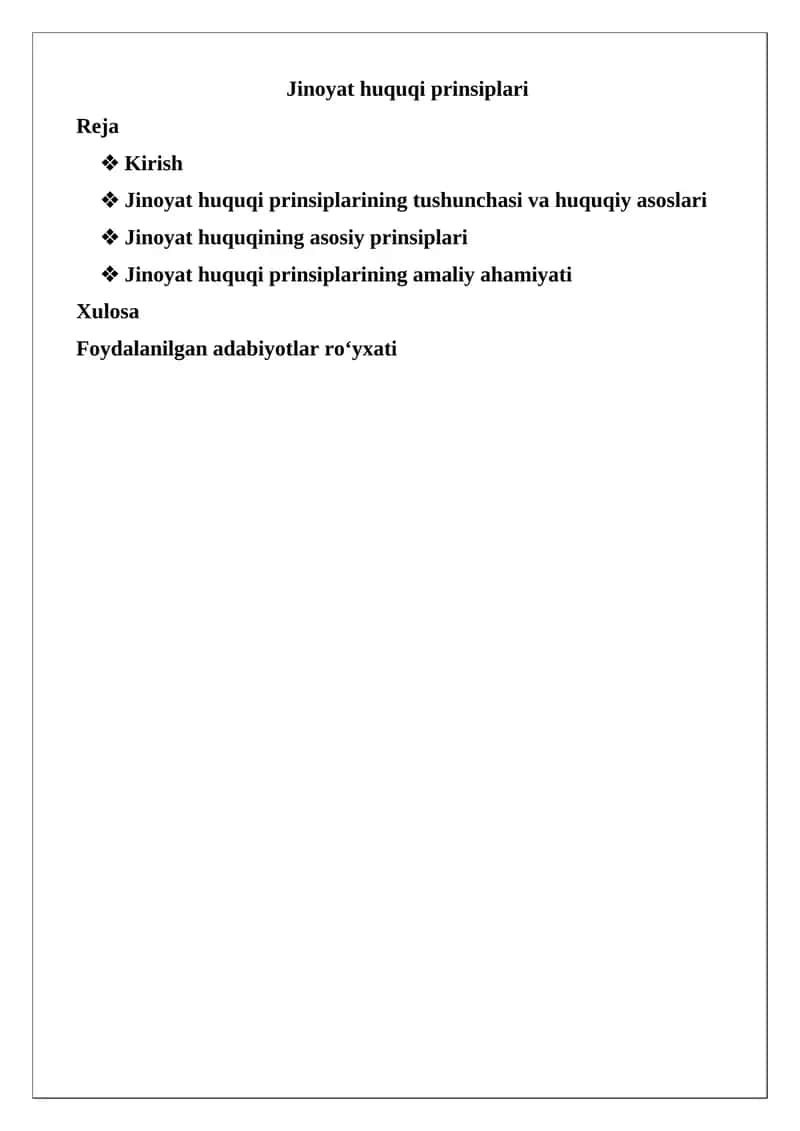 Jinoyat huquqi prinsiplari 1