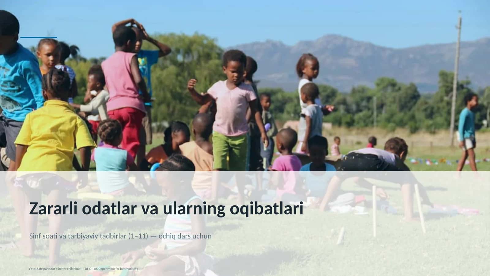 Zararli odatlar va ularning oqibatlari 1