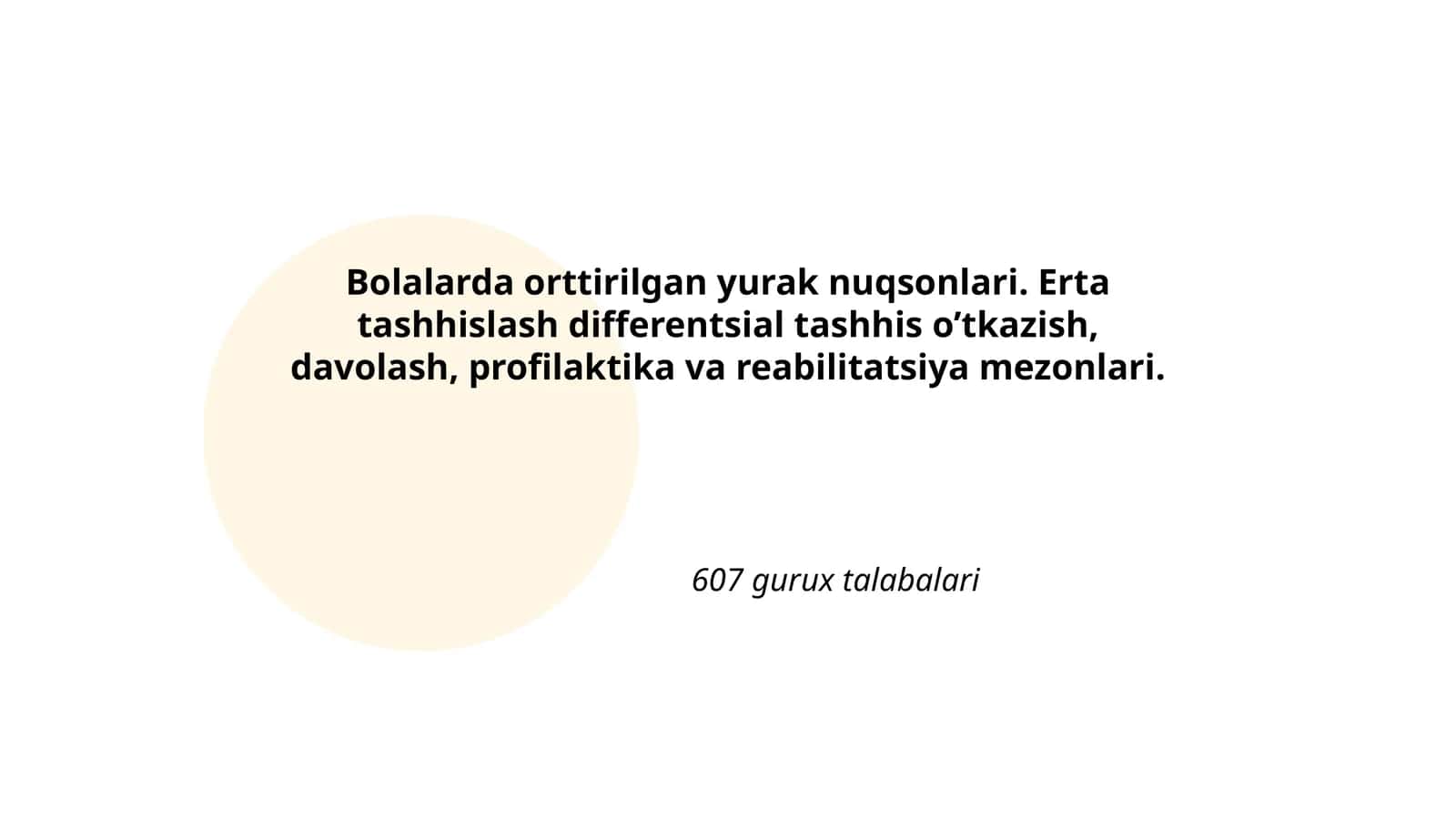 Bolalarda orttirilgan yurak nuqsonlari 1