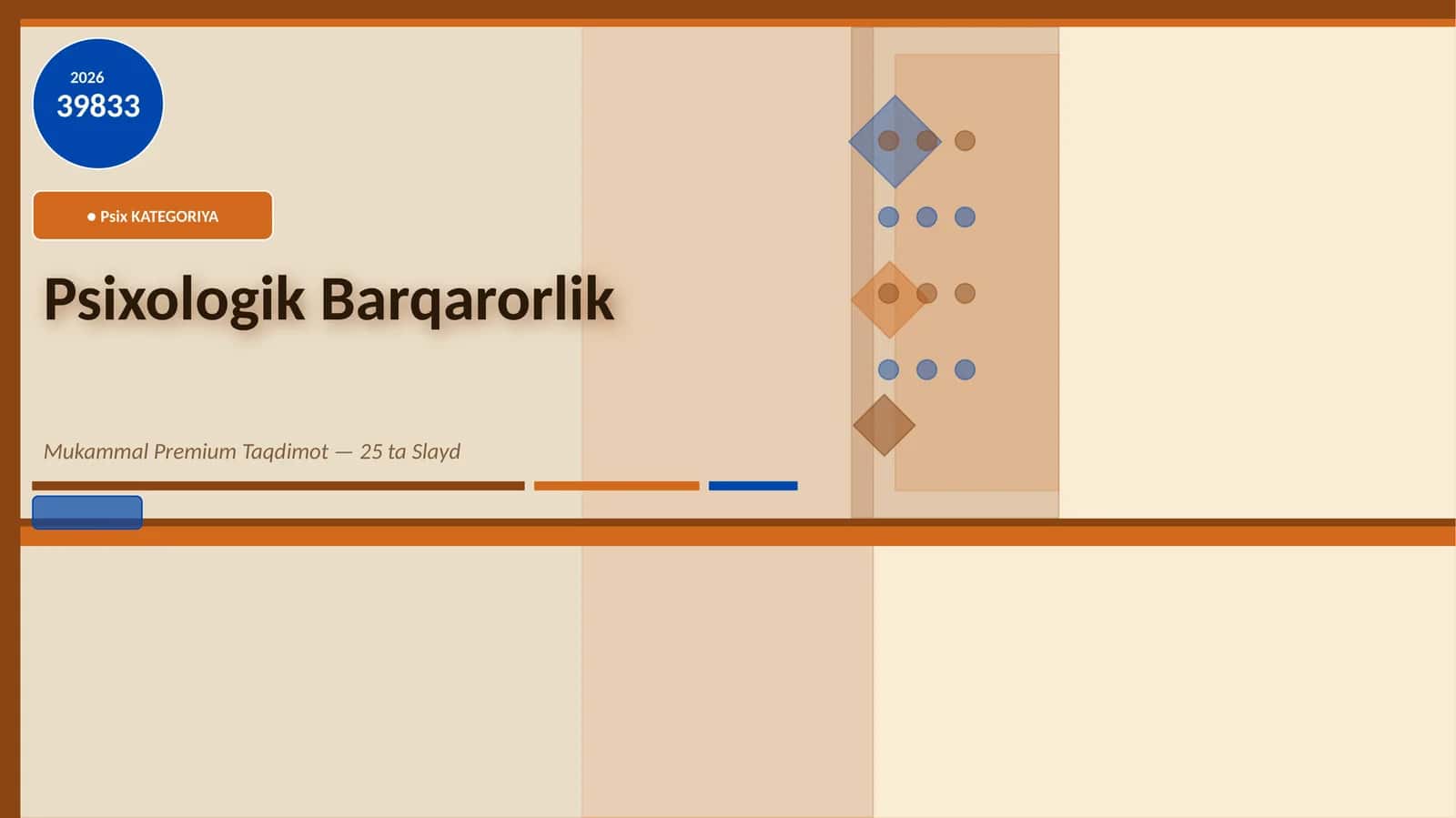 Psixologik Barqarorlik Mukammal Premium Taqdimot 1