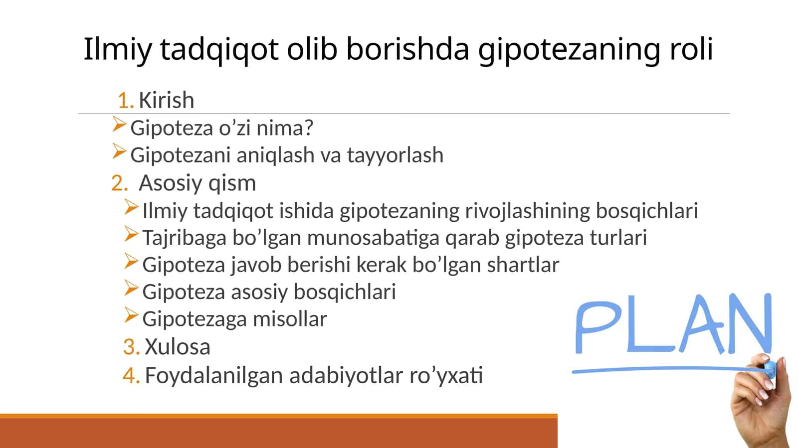 Ilmiy tadqiqot olib borishda gipotezaning roli 1