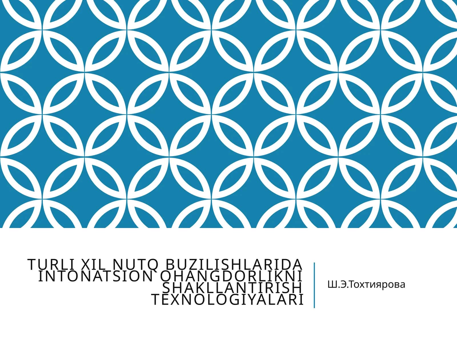 Turlixilnutqbuzilishlaridaintonatsionohangdorliknishakllantirishtexnologiyalari 1