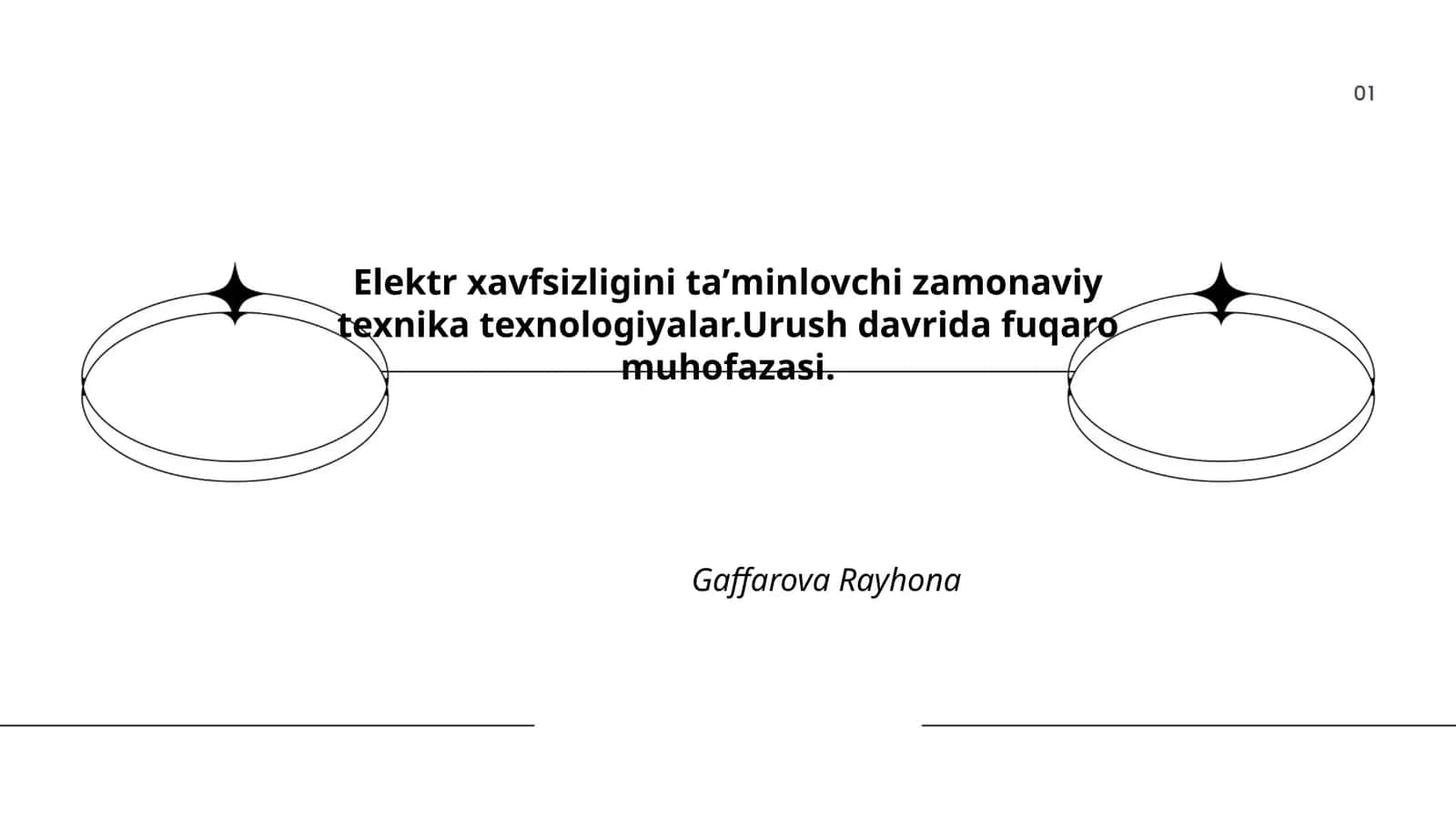 Elektr xavfsizligini taʼminlovchi zamonaviy texnika texnologiyalar.Urush davrida fuqaro muhofazasi 1