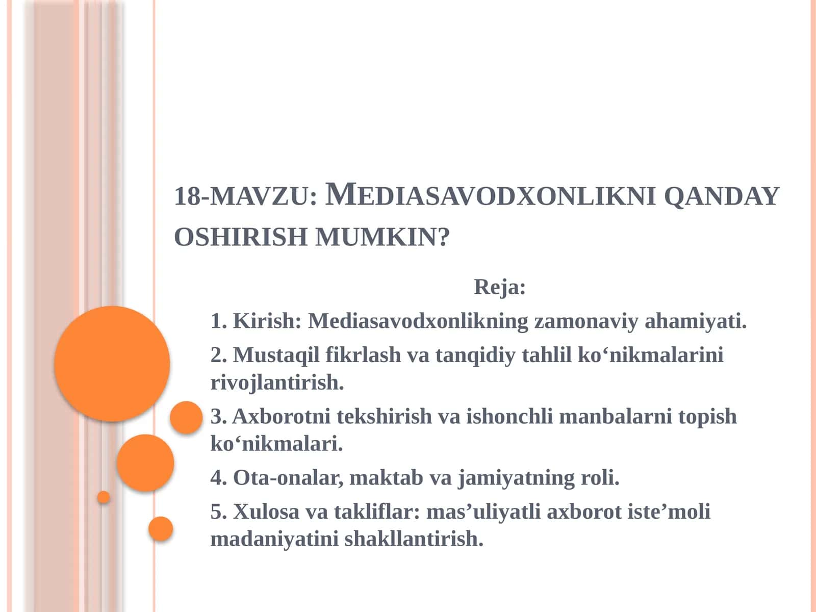 Mediasavodxonlikni qanday oshirish mumkin? 1