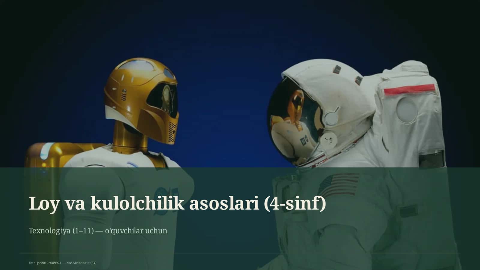 Loy va kulolchilik asoslari (4-sinf) 1