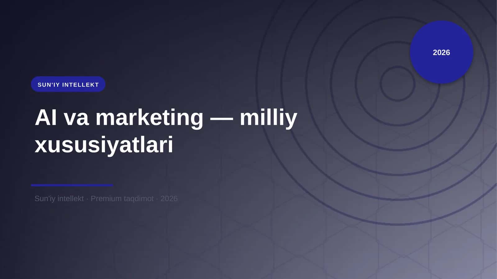 AI va marketing — milliy xususiyatlari 1