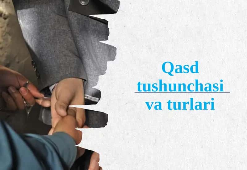 Qasdtushunchasi va tur 1