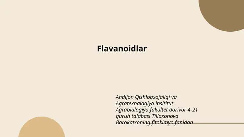 Flavanoidlar 1
