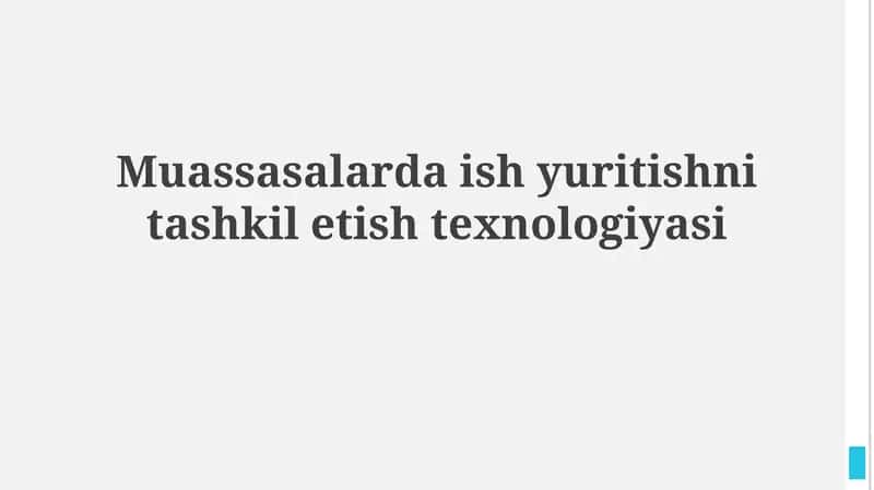 Ofis boshqaruvi: Ta'rif va ahamiyat 1