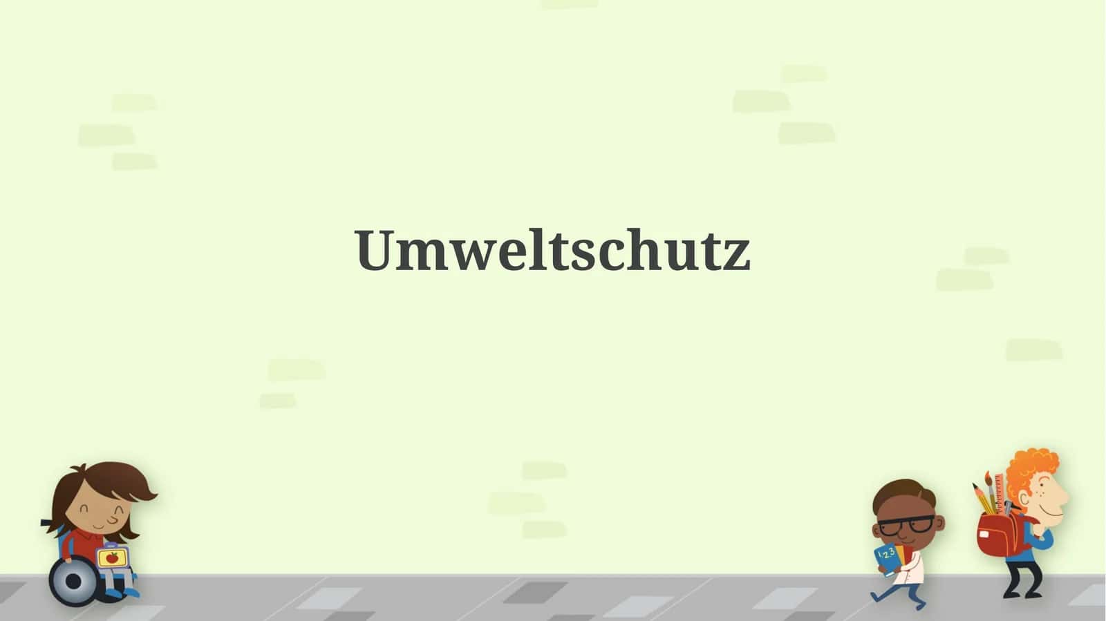 Umweltschutz 1