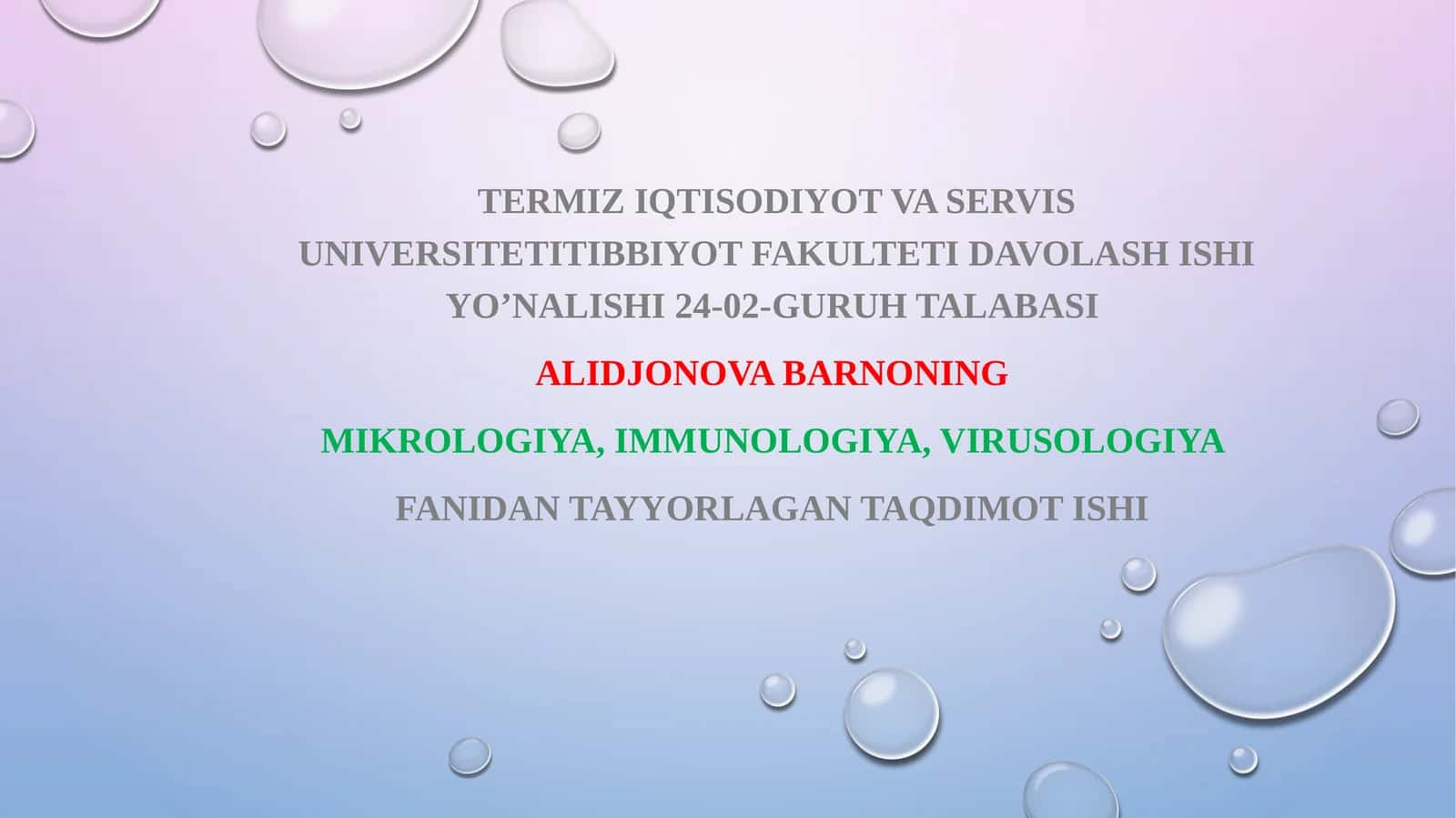 Disbakterioz va dizbakteriozning zamonaviy bakteriologik diagnostikasi 1