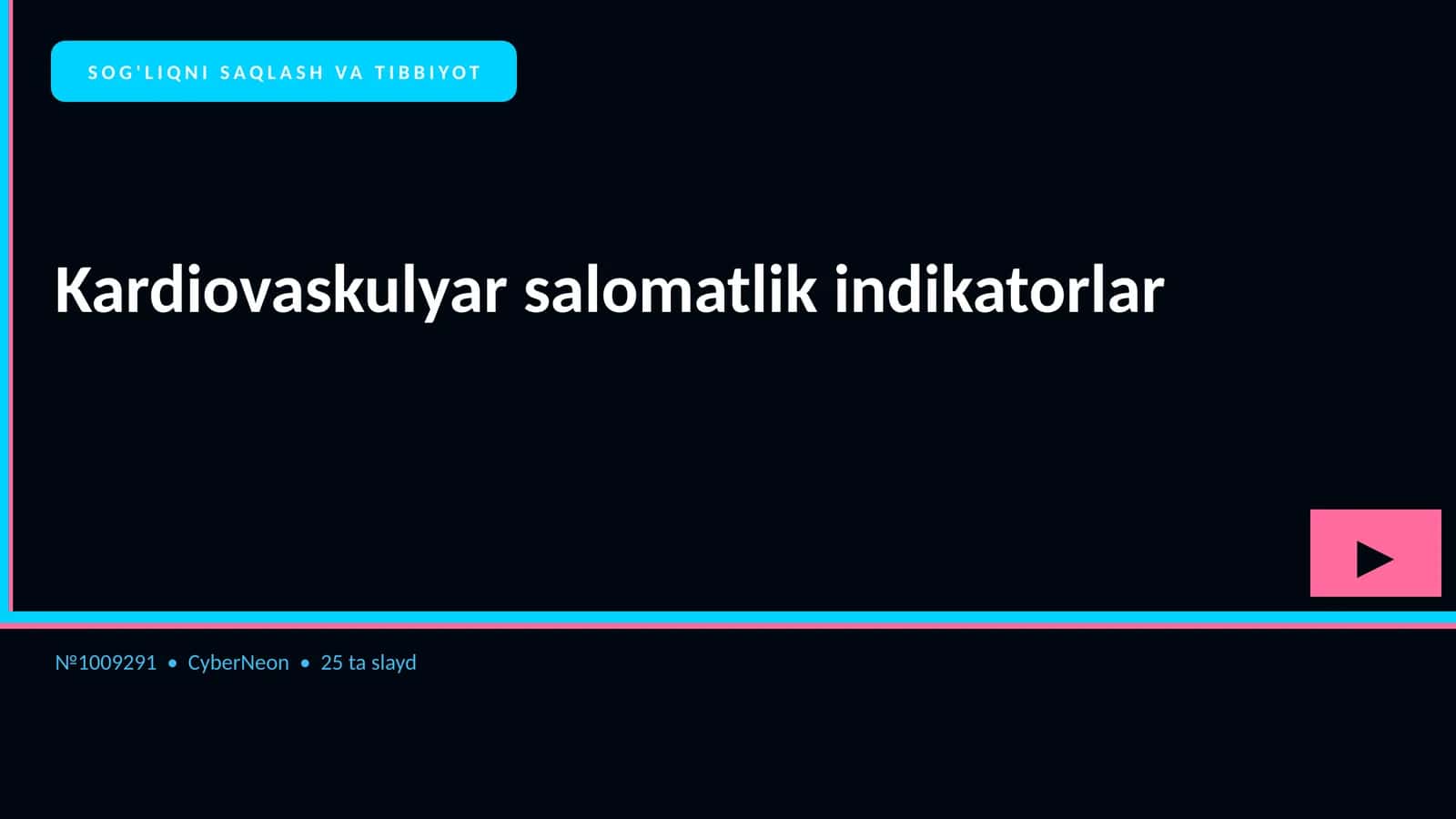 Kardiovaskulyar salomatlik indikatorlar 1