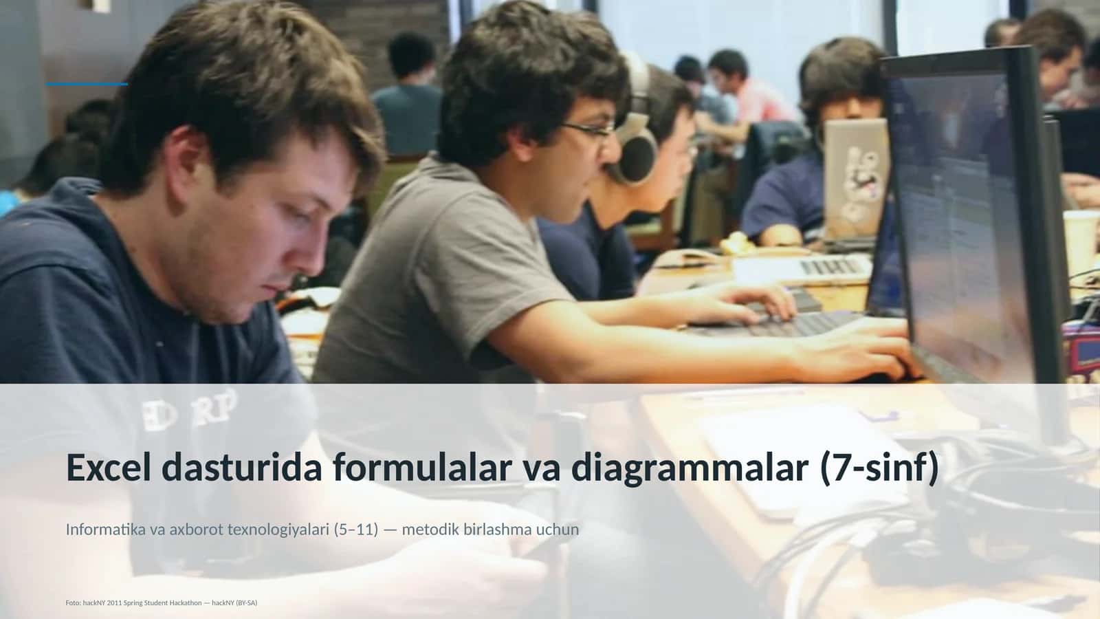 Excel dasturida formulalar va diagrammalar (7-sinf) 1