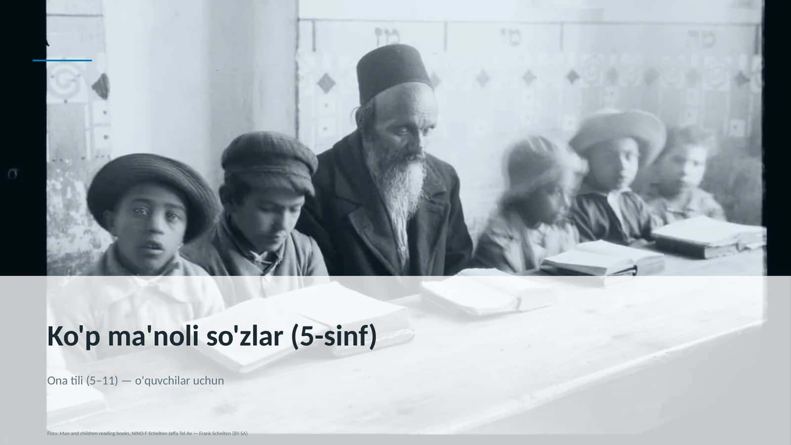 Ko'p ma'noli so'zlar (5-sinf) 1