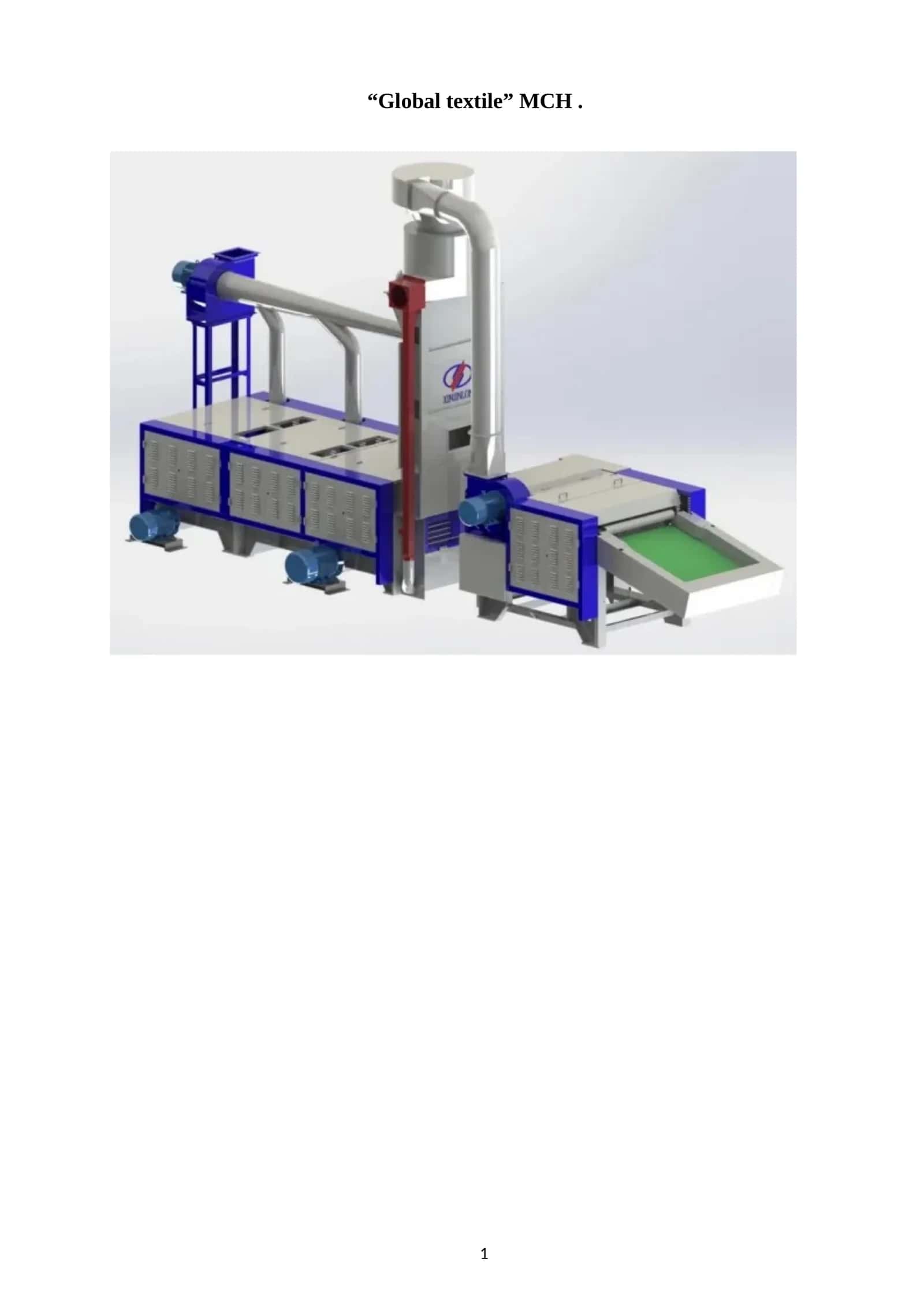 “Global textile” MCH  hisobot 1