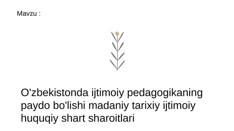 Ijtimoiy Pedagogika 1