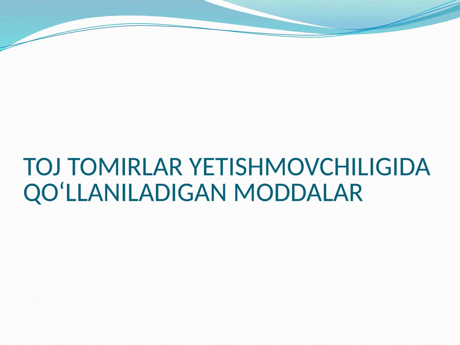 antianginal vositalar 1